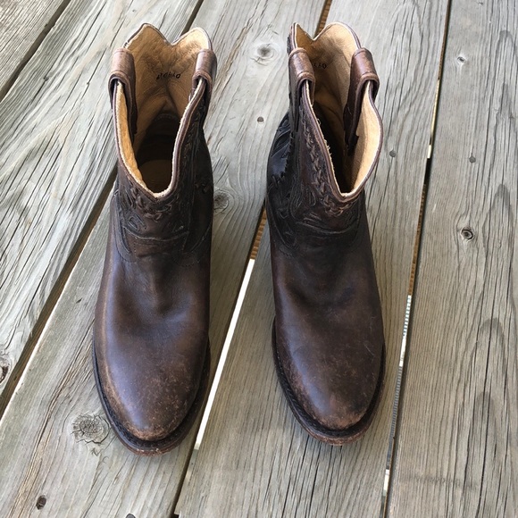 Frye Wyatt Overlay Boots - Picture 2 of 8